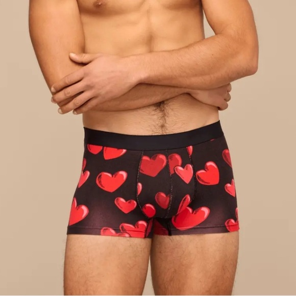NWT, MeUndie,UltraModal Core Trunk, Floating Hearts,L, Heritage Crew Sock, S - Picture 1 of 6